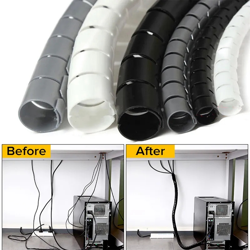 Cable Lock Flexible - 1/2 м гибкий спиральный органайзер для