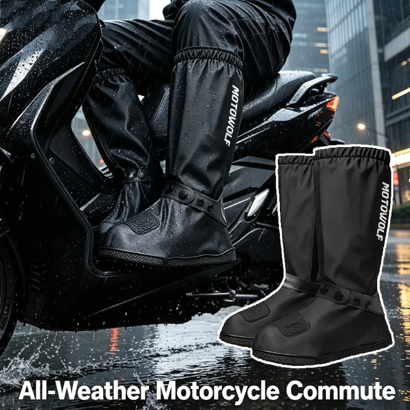 Cycling Shoes For Commute - Многоразовые чехлы для обуви от дождя