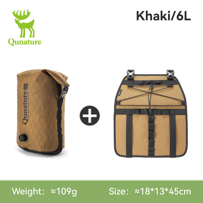 Cycling Commuter Backpack Waterproof - Qunature 6/12L Байкпакинг: лёгкий подвесной водонепроницаемый