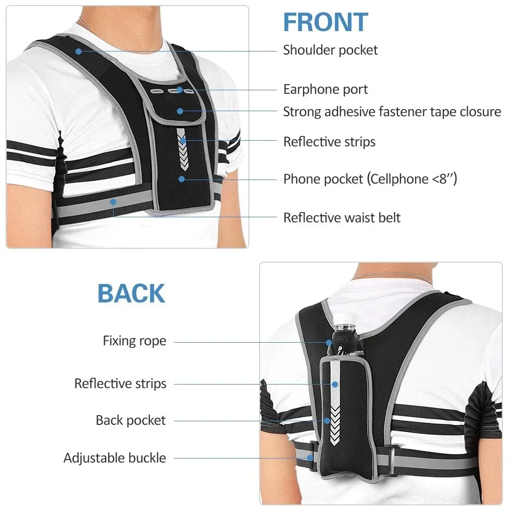 Светоотражающий жилет для бега – обзор и цена Reflective Vest Cycling