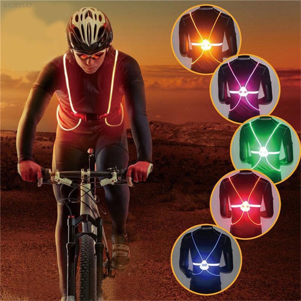 Светоотражающий жилет с LED-по – обзор и цена Reflective Vest Cycling