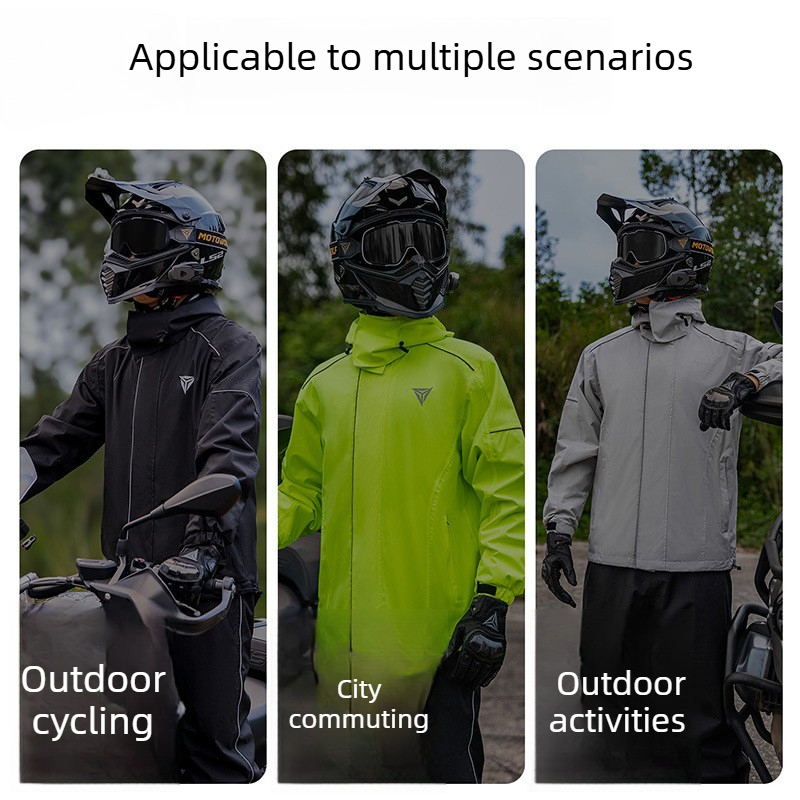 Мотоциклетный дождевой костюм: – обзор и цена Cycling Commuter Rain Jacket
