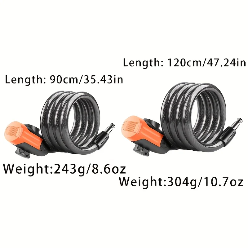 Комплект из 1 шт. Водонепрониц – обзор и цена Cable Lock Flexible